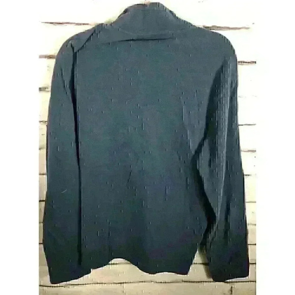 Eddie Bauer Mens Size TL Blue Quarter Zip Pullover - Picture 2 of 6